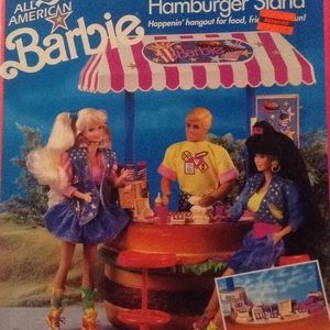 barbie hamburger stand